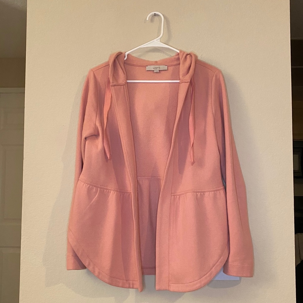 Soft Pink Peplum Jacket